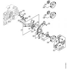 Genuine Stihl MS200 T / B - Oil pump, Clutch