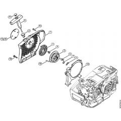 Genuine Stihl MS201 / F - Rewind starter