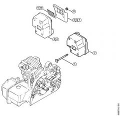 Genuine Stihl MS210 / G - Muffler