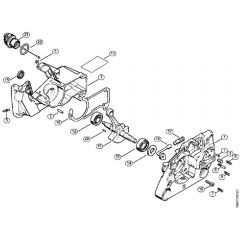 Genuine Stihl MS240 / A - Crankcase