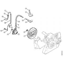 Genuine Stihl MS240 / F - Ignition system