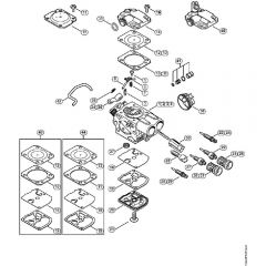 Genuine Stihl MS251 C-BE / N - Carburetor