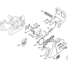 Genuine Stihl MS260 / E - Chain brake