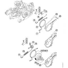 Genuine Stihl MS261 / D - Chain brake