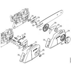 Genuine Stihl MS270 C-B / G - Chain tensioner