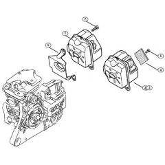 Genuine Stihl MS270 / D - Muffler