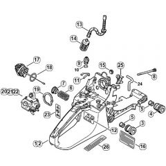 Genuine Stihl MS270 / L - Tank housing