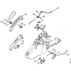 Genuine Stihl MS270 / N - Throttle control