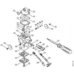 Genuine Stihl MS270 / O - Carburetor HD-33