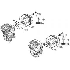 Genuine Stihl MS271 C-BE / C - Muffler