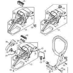 Genuine Stihl MS310 / G - Handle housing