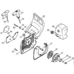 Genuine Stihl MS341 / E - Rewind starter