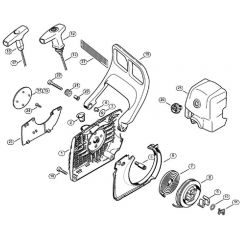 Genuine Stihl MS361 / F - Rewind starter