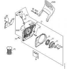 Genuine Stihl MS362 C-B / H - Rewind starter, Hand guard