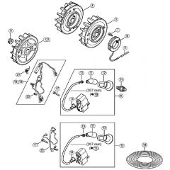 Genuine Stihl MS362 / F - Ignition system, flywheel