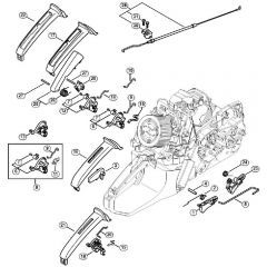 Genuine Stihl MS362 / T - Throttle control