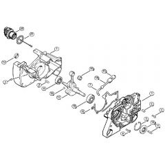 Genuine Stihl MS380 / A - Crankcase