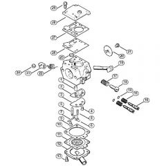 Genuine Stihl MS380 / M - Carburetor Bing 48A125 (50.2008)