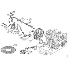 Genuine Stihl MS390 / E - Ignition system