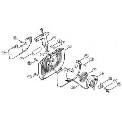 Genuine Stihl MS440 N / F - Rewind starter