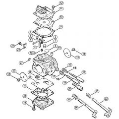 Genuine Stihl MS640 / L - Carburetor WJ-65