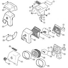 Genuine Stihl MS640 / M - Shroud, Air filter