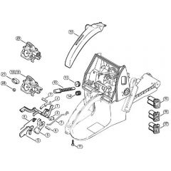 Genuine Stihl MS650 / K - Throttle control