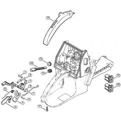 Genuine Stihl MS660 / M - Throttle control