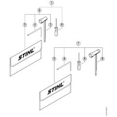 Genuine Stihl MS661 C-M / T - Tools, Extras