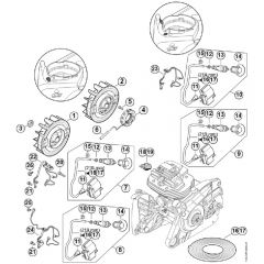 Genuine Stihl MS661 / G - Ignition system