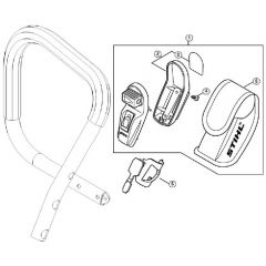 Genuine Stihl MS661 / U - 2-in-1 laser