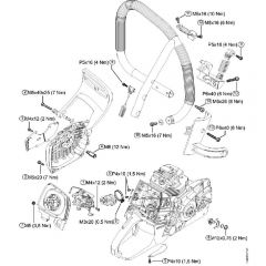 Genuine Stihl MS661 / X - Tightening torques