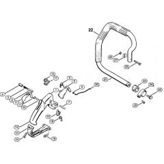 Genuine Stihl MS720 / K - Handle, Handlebar