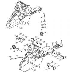 Genuine Stihl MS780 / H - Tank housing, AV-System