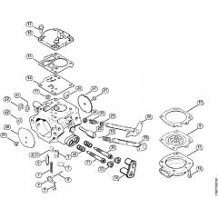 Genuine Stihl MS880 / M - Carburetor HT-12 (09.2009)