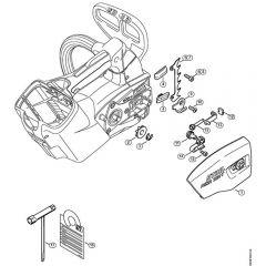 Genuine Stihl MSA160 T / D - Chain sprocket cover