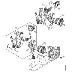 Genuine Stihl MSA200 C-BQ / B - Electric motor