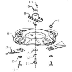 Masport MSV - 983855 - Nov 2004 1632994 - 485mm Disc Blade Assembly