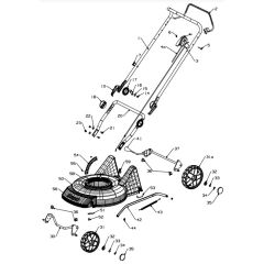 Masport Mulcher AL - 567969 - Sept 2012  >7660679 - Main Assembly