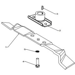 Masport Mulcher AL - 579972 - Jun 2008 - 460mm Mulcher Blade Assembly