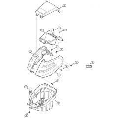 Genuine Stihl MVP600.0 / B - Housing