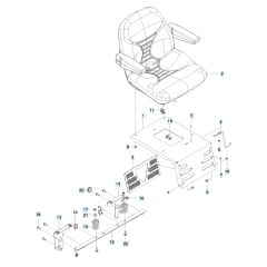 Husqvarna Mz25 - Seat