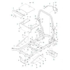 Husqvarna Mz52 - Frame