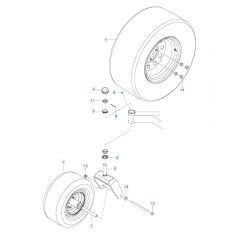 Husqvarna Mz52 - Wheels & Tyres