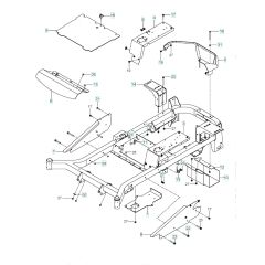 Husqvarna Mz5424S - Frame