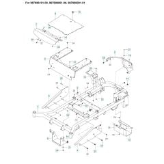 Husqvarna Mz54 - Frame