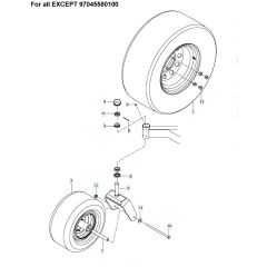 Husqvarna Mz54 - Wheels & Tyres