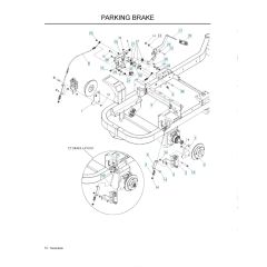 Husqvarna Mz6125 - Parking Brake