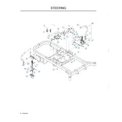 Husqvarna Mz6125 - Steering