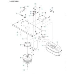 Husqvarna Mz61 - Engine Plate